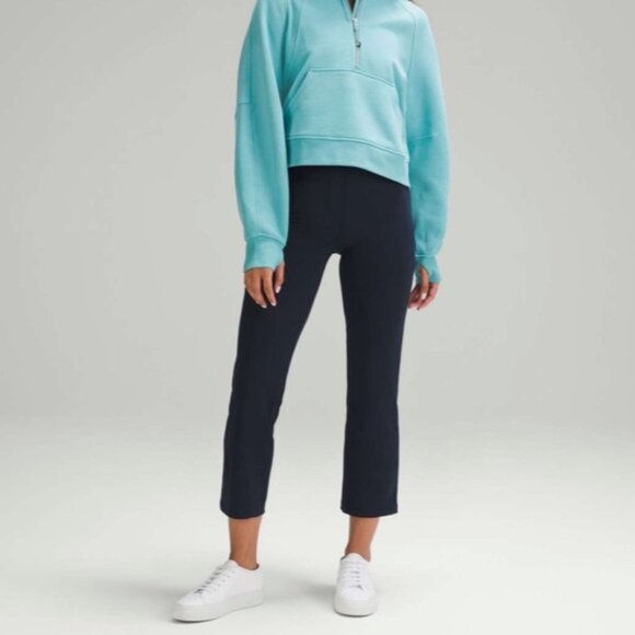 Lululemon Smooth Fit Pull-On High-Rise Cropped PantsTrue Navy - Picture 4 of 12